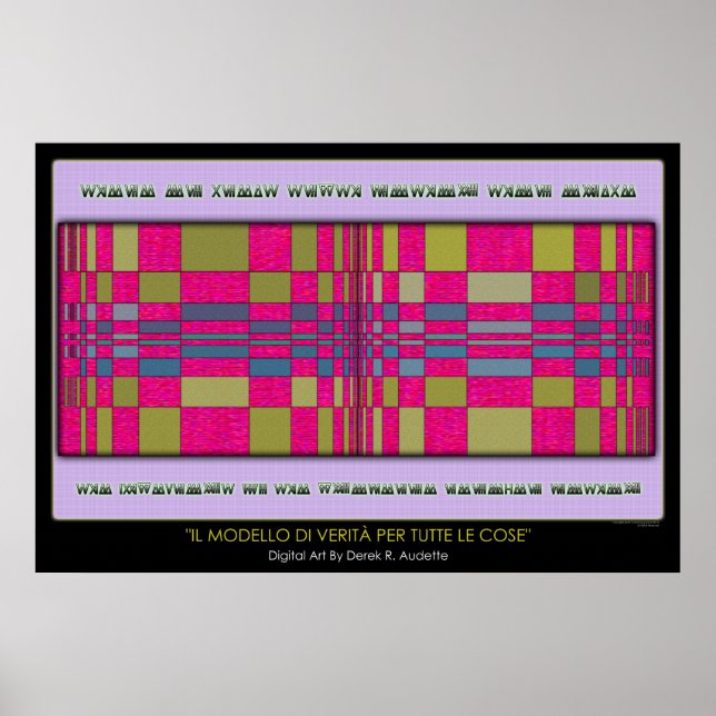 Poster Il Modello Di Verita Per Tutte Le Cose (Frente)