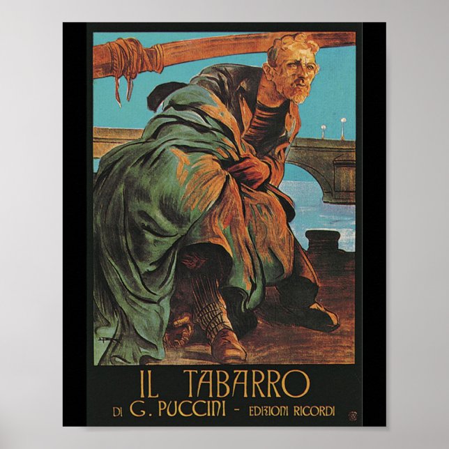Poster Il Tabarro (Giacomo Puccini) (Frente)