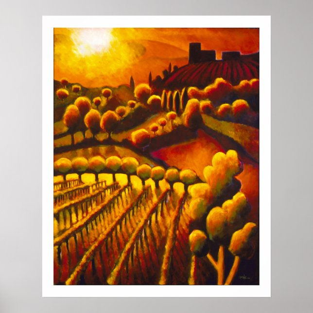 Póster Il tramonto da Casa Memmo (Frente)