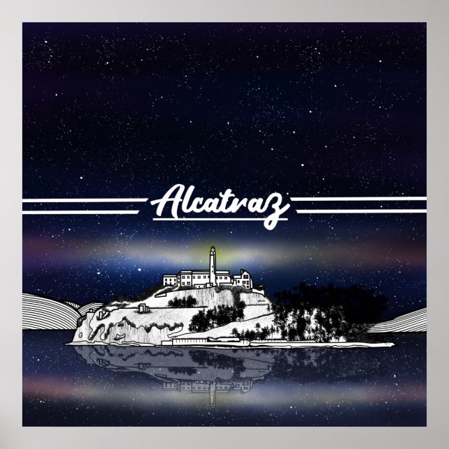 Poster Ilha Alcatraz (Frente)