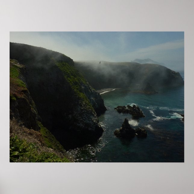 Póster Ilha Anacapa Nebulosa em Channel Islands (Frente)