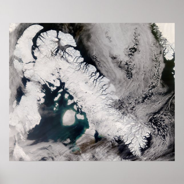 Póster Ilha Baffin (Frente)