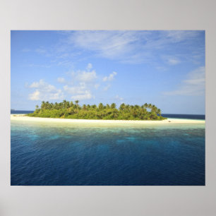 Póster Ilha Baughagello, Atol South Huvadhoo, 3