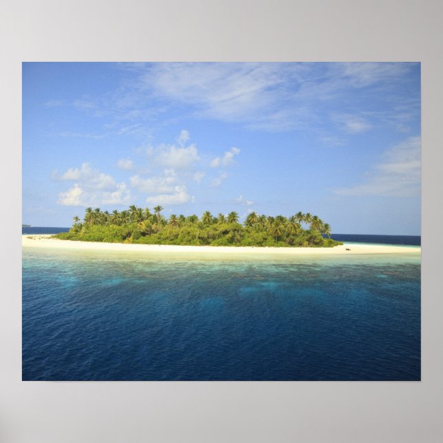 Póster Ilha Baughagello, Atol South Huvadhoo, 3 (Frente)