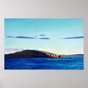 Poster Ilha Blubber, Maine por Newell Convers Wyeth