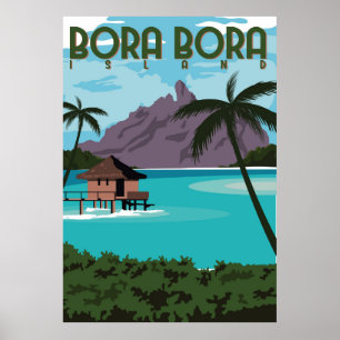 Poster Ilha Bora Bora
