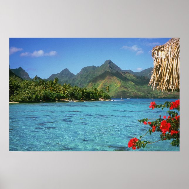 Poster Ilha Bora Bora, Polinésia Francesa (Frente)
