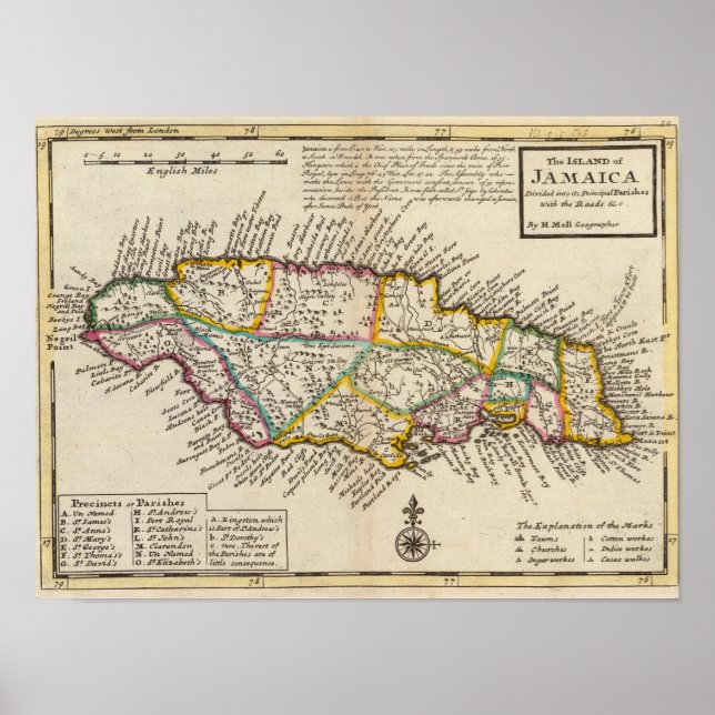 Póster Ilha da Jamaica (Frente)
