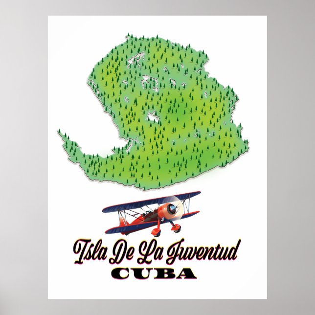 Poster ilha da juventude Cuba (Frente)