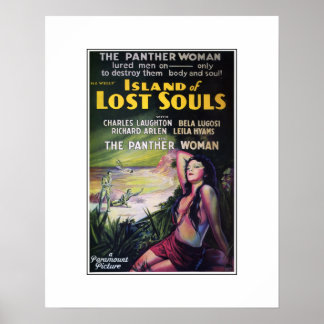 Póster Ilha das Almas Perdidas