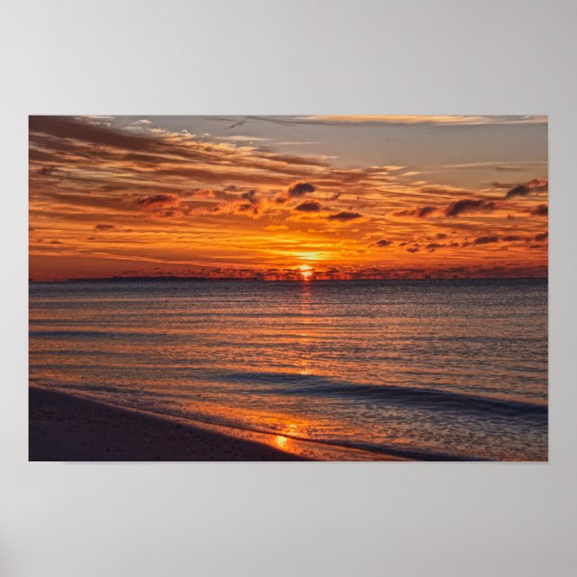 Poster Ilha Dauphin Amanhecer, Alabama (Frente)