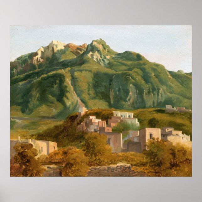 Poster Ilha de Ischia - de la Gourdaine Fine Art (Frente)