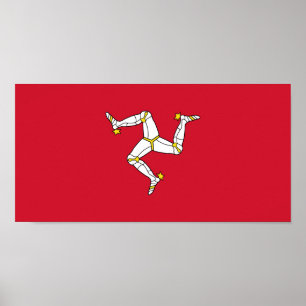 Poster Ilha de Man Flag