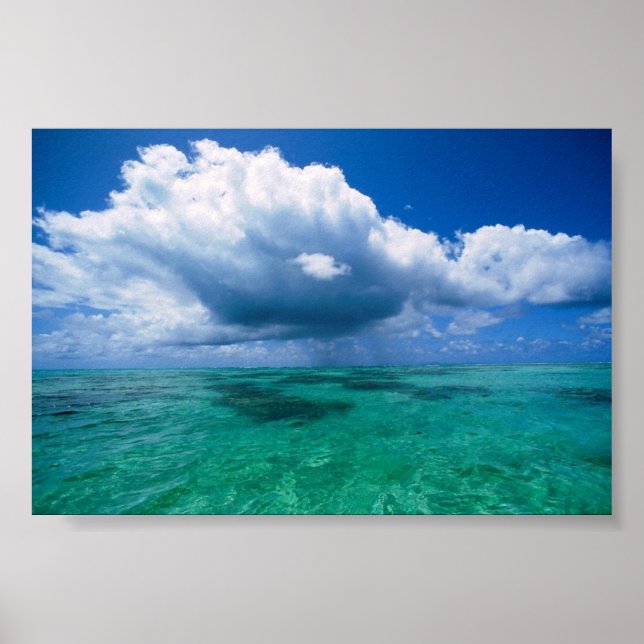 Póster Ilha de Tahaa, Polinésia Francesa (Frente)