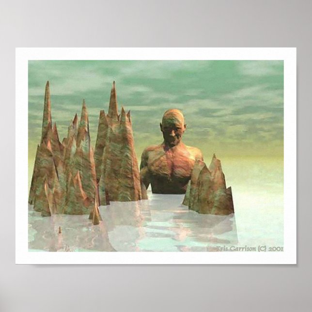 Poster Ilha do Camaleão Titã (Frente)