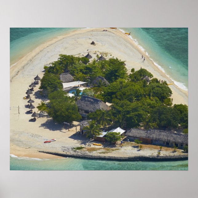 Póster Ilha do Mar do Sul, Ilhas Mamanuca, Fiji (Frente)