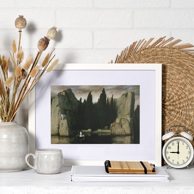 Póster Ilha do Morto por Arnold Bocklin, Arte do Simbolis (Criador carregado)