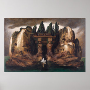 Poster Ilha do Morto por Karl Wilhelm Toteninsel