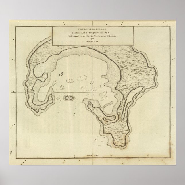 Póster Ilha do Natal (Frente)