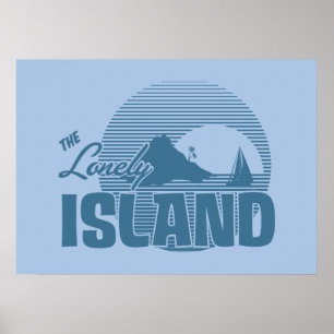 Póster Ilha Dookie - Azul