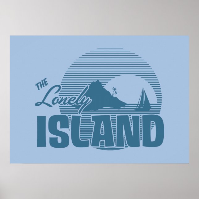 Póster Ilha Dookie - Azul (Frente)