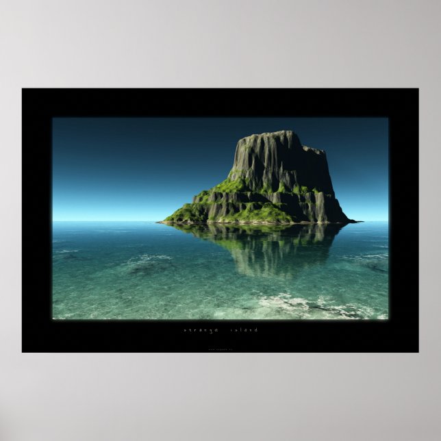 Póster ilha estranha (Frente)