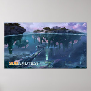 Poster Ilha Flutuante da Subnáutica