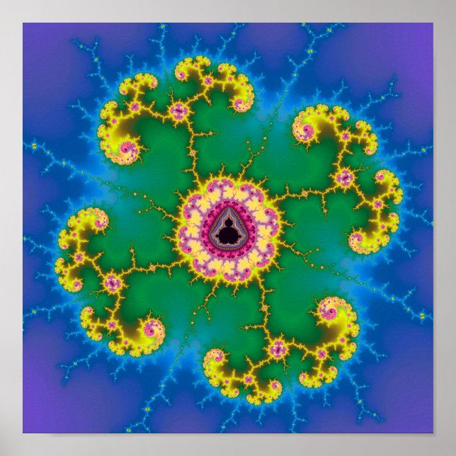 Poster Ilha Fractal (Frente)