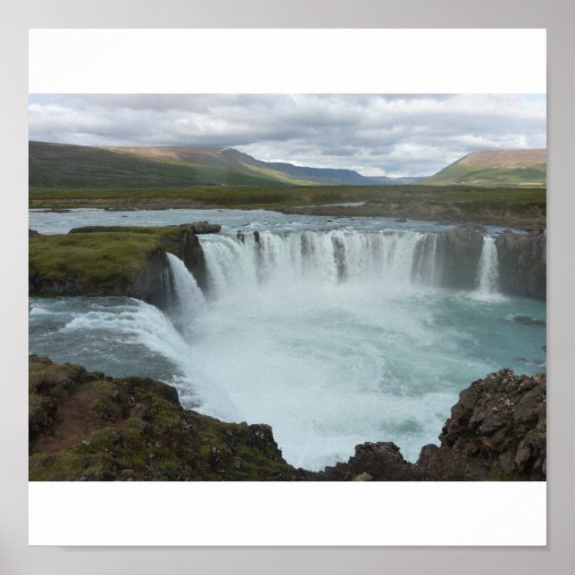 Póster Ilha Godafoss (Frente)