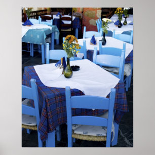 Poster Ilha grega de Creta e antiga cidade de Chania