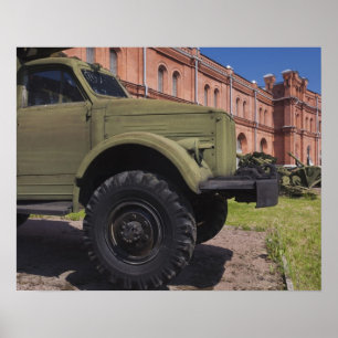 Póster Ilha Kronverksky, Museu de Artilharia, caminhão