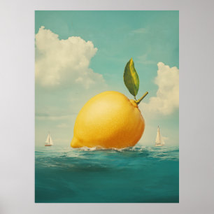 Poster Ilha Lemon em Águas Sonhadoras