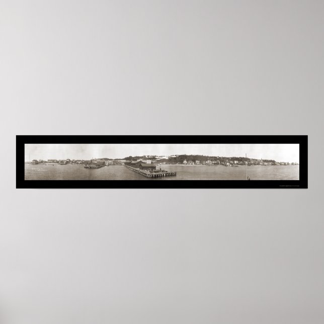 Póster Ilha Mackinac, MI Foto 1910 (Frente)