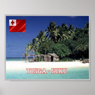 Poster Ilha Nuku - Tonga - Panorama -