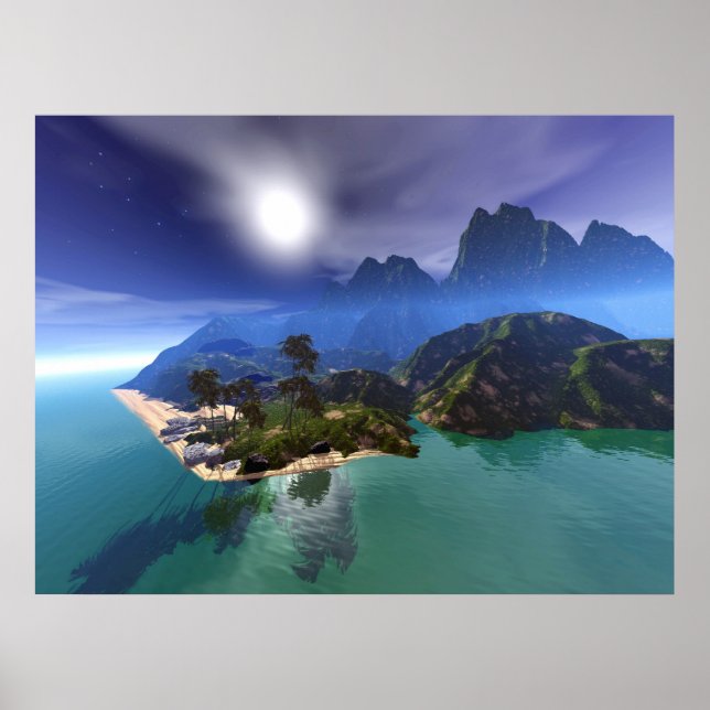 Poster Ilha Paradise (Frente)