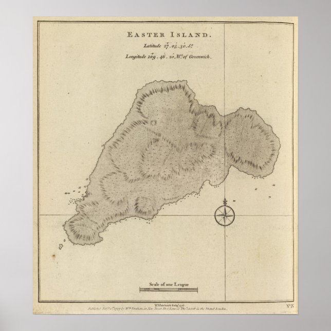 Póster Ilha páscoa (Frente)