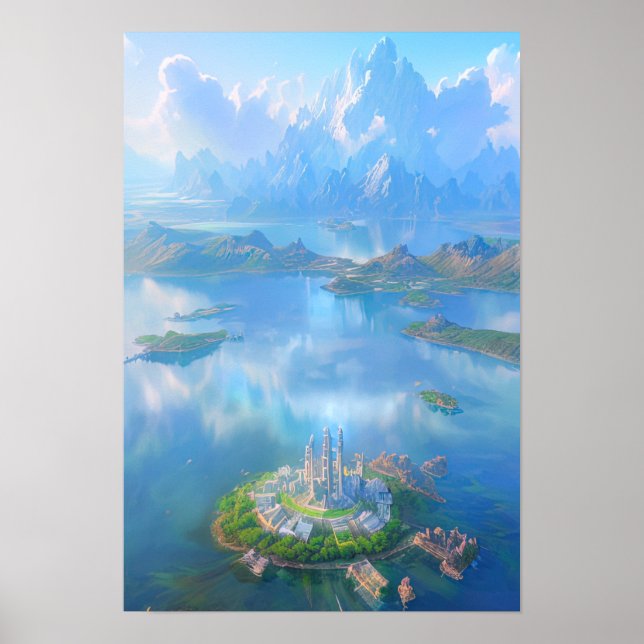 Poster Ilha Perdida no Tempo (Frente)