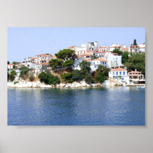 Poster Ilha Skiathos, Grécia