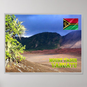 Poster Ilha Tanna - Monte Yasur - Vanuatu -