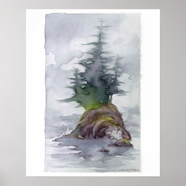 Póster Ilha Tofino (Frente)