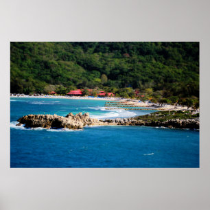Poster Ilha Tranquil Paradise Labadee Haiti