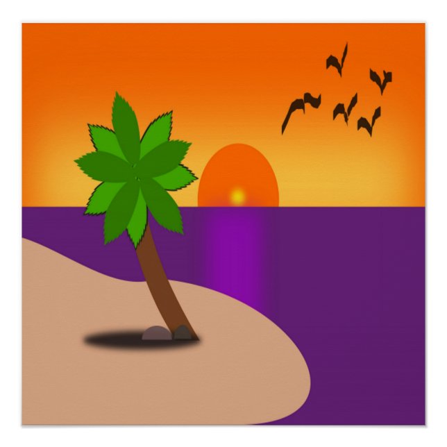 PÓSTER ILHA TROPICA (Frente)