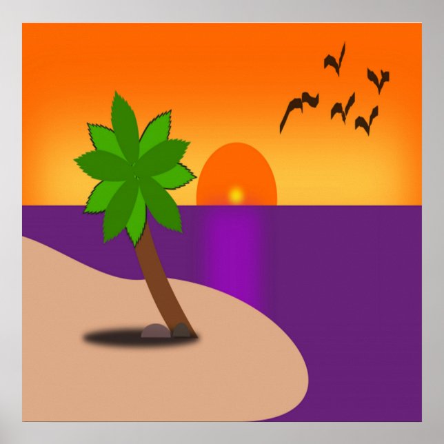 PÓSTER ILHA TROPICA (Frente)