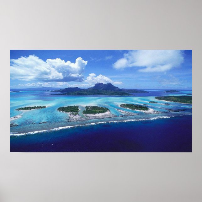 Poster Ilha Tropical (Frente)