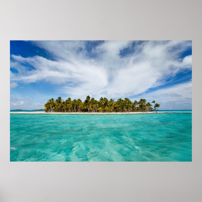 Poster Ilha Tropical (Frente)