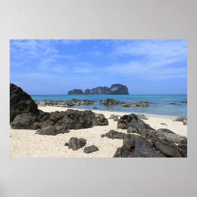 Poster Ilha Tropical (Frente)
