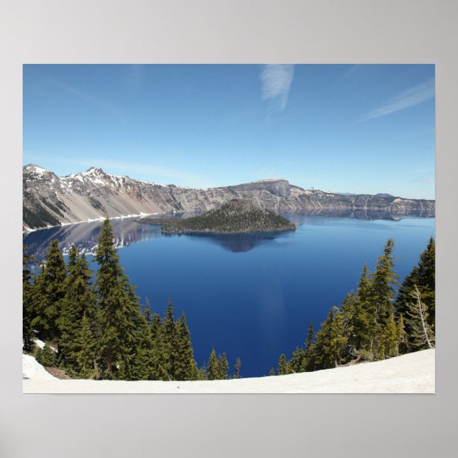 Poster Ilha Wizard no Crater Lake (Frente)