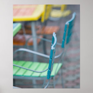 Póster Ilhas ABC, ARUBA, Palm Beach: Colorido Café 2
