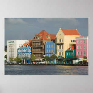 Póster Ilhas ABC, CURACAO, Willemstad: Orla 2