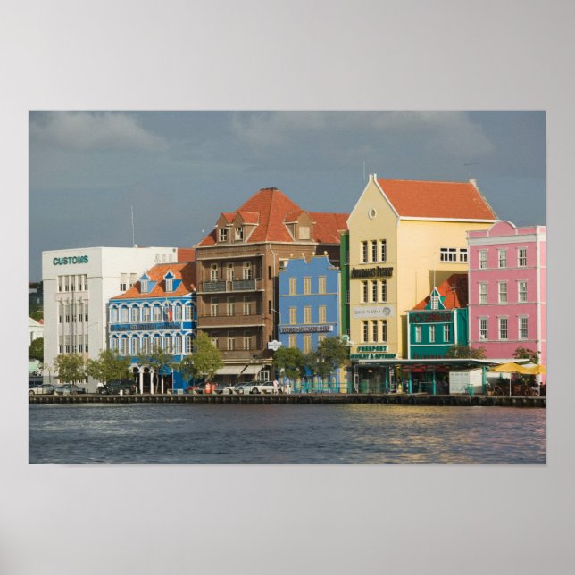 Póster Ilhas ABC, CURACAO, Willemstad: Orla 2 (Frente)